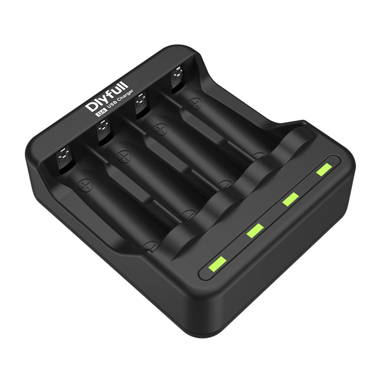 Dlyfull U4 4 Bays USB Charger For Ni-MH/CD Batteries For 1.2V AA AAA Batteries