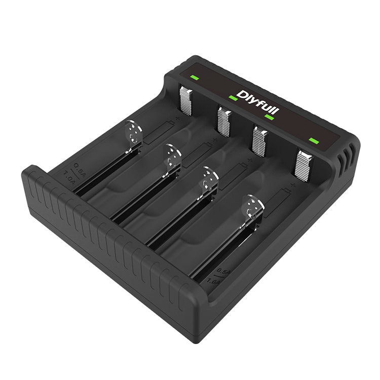 Dlyfull U5 Battery Charger Type C USB Charger Li-ion Battery Charger for 3.7V Li-ion 18650 22650 21700 24500 batteries
