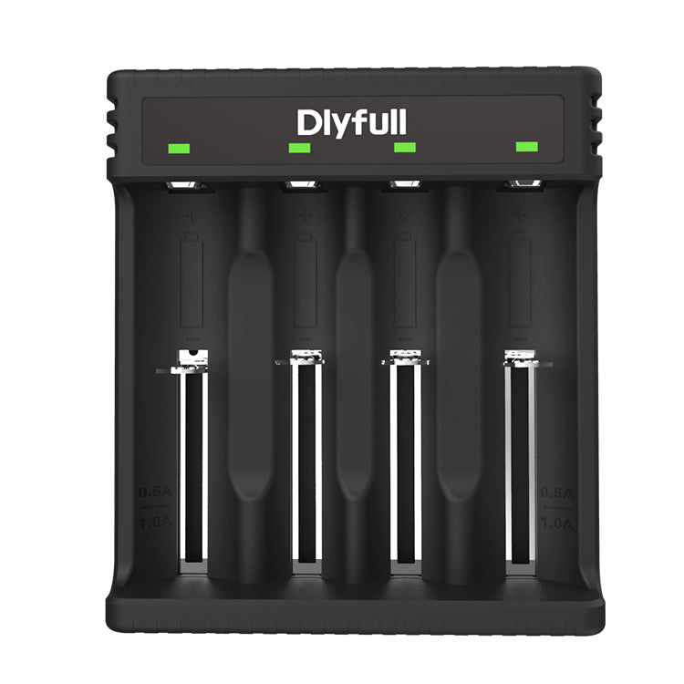 Dlyfull U5 Battery Charger Type C USB Charger Li-ion Battery Charger for 3.7V Li-ion 18650 22650 21700 24500 batteries