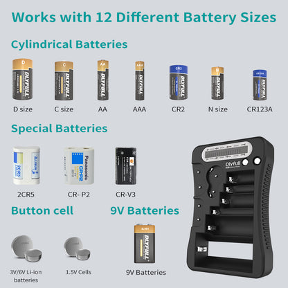 Dlyfull B2 Universal LCD Battery Tester