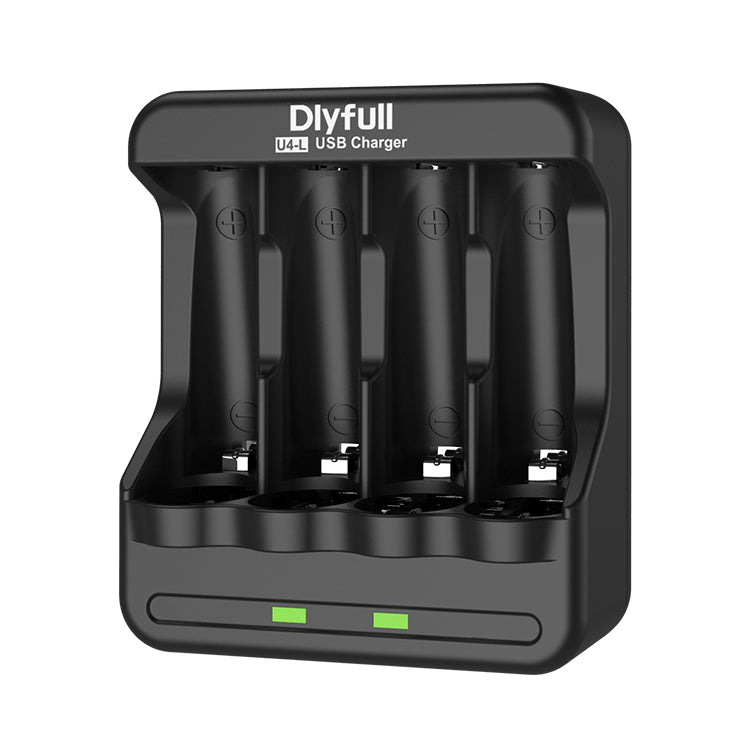 Dlyfull U4-L 4 Bays 1.2V Ni-MH/CD AA AAA Battery Charger