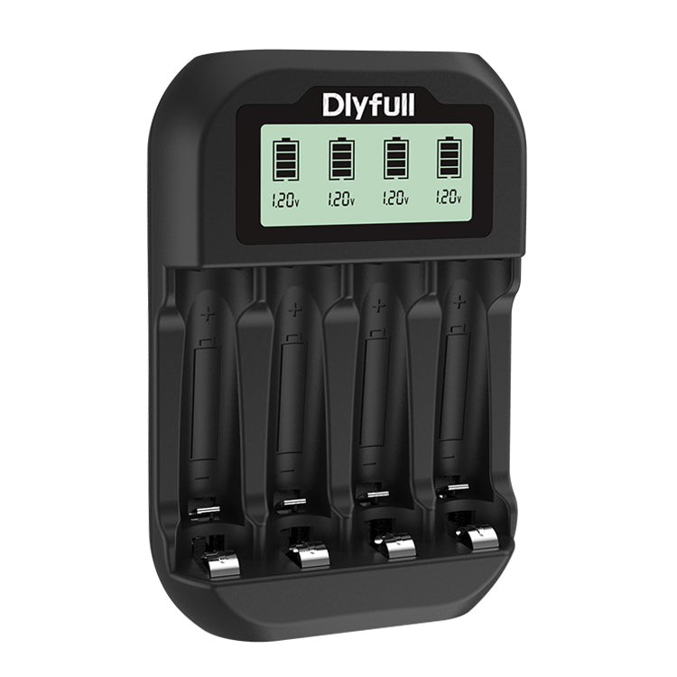 Dlyfull UN4 4 Bays USB Smart Charger For Ni-MH/CD Batteries