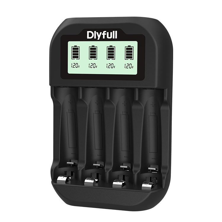 Dlyfull UN4 4 Bays USB Smart Charger For Ni-MH/CD Batteries