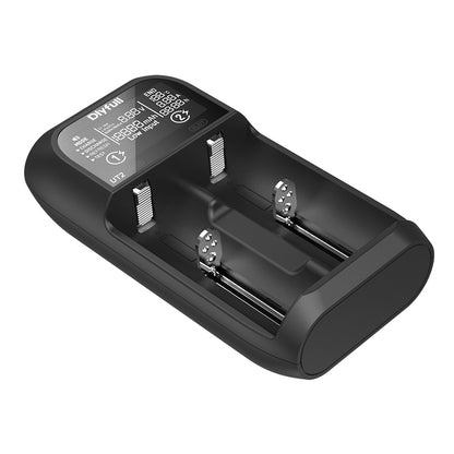 Dlyfull UT2 2Bays USB Universal Test Charger For Li-ion,LiFePO4 and Ni-Mh Batteries