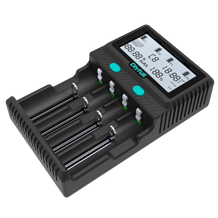 New Dlyfull A4L 4 Slots Universal Battery Charger with Test, Refresh, Discharge Function