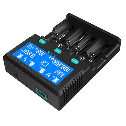 Dlyfull Smart A4 6 slots Universal Ni-MH Li-ion LiFePO4 Battery Charger with Discharge Test Function